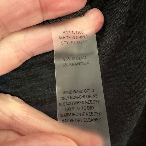 Soft Surroundings Gray Toujours Jumpsuit Modal Jersey Knit  SOFT XL NWOT Neutral - Picture 5 of 16